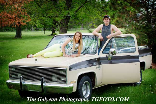 Senior pictures portraits cars trucks Olathe Overland Park Lees Summit Liberty